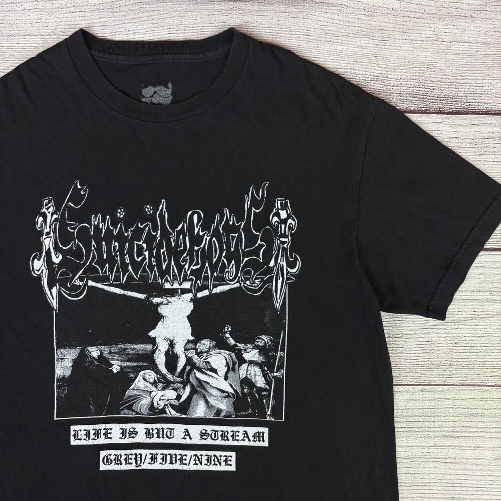 G59 Suicideboys "Life is but a Scream" Black Graphic T-shirt